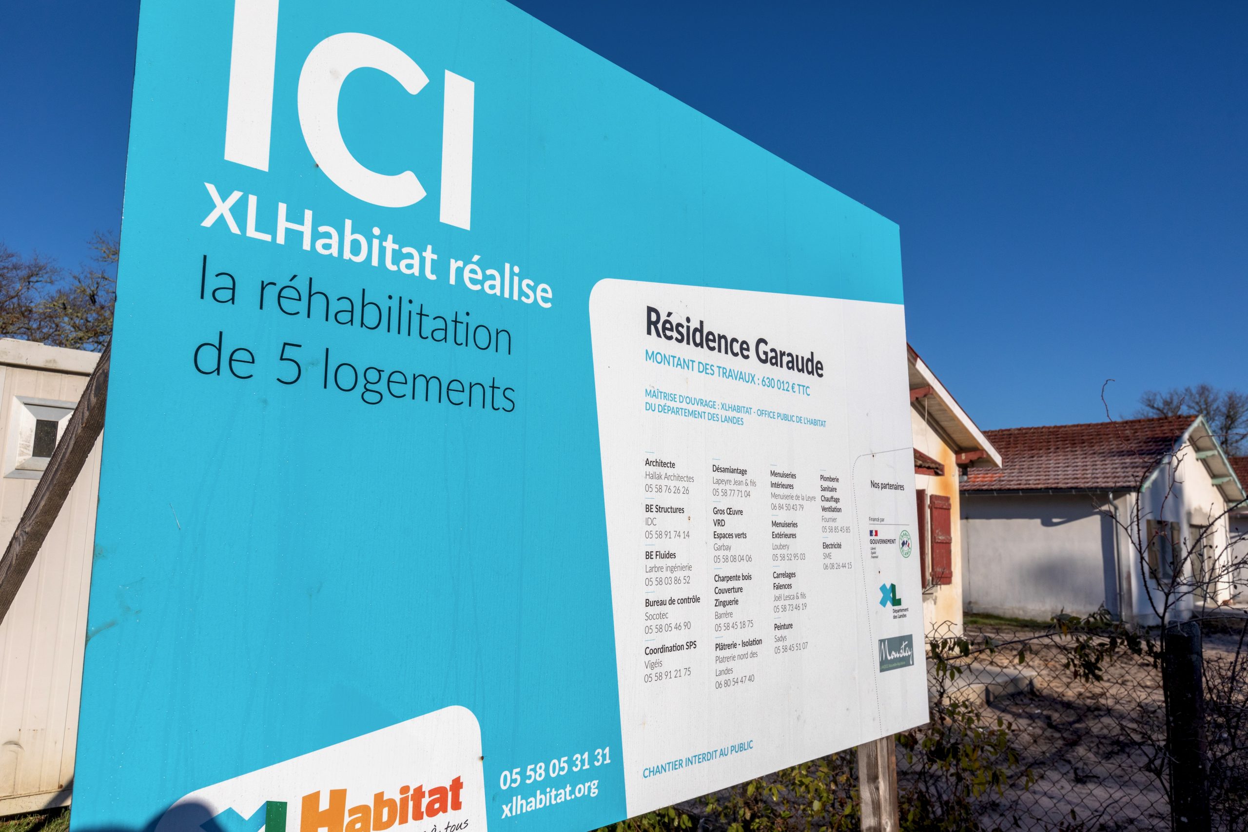 XLHabitat Réhabilitation de la résidence Garaude à Moustey