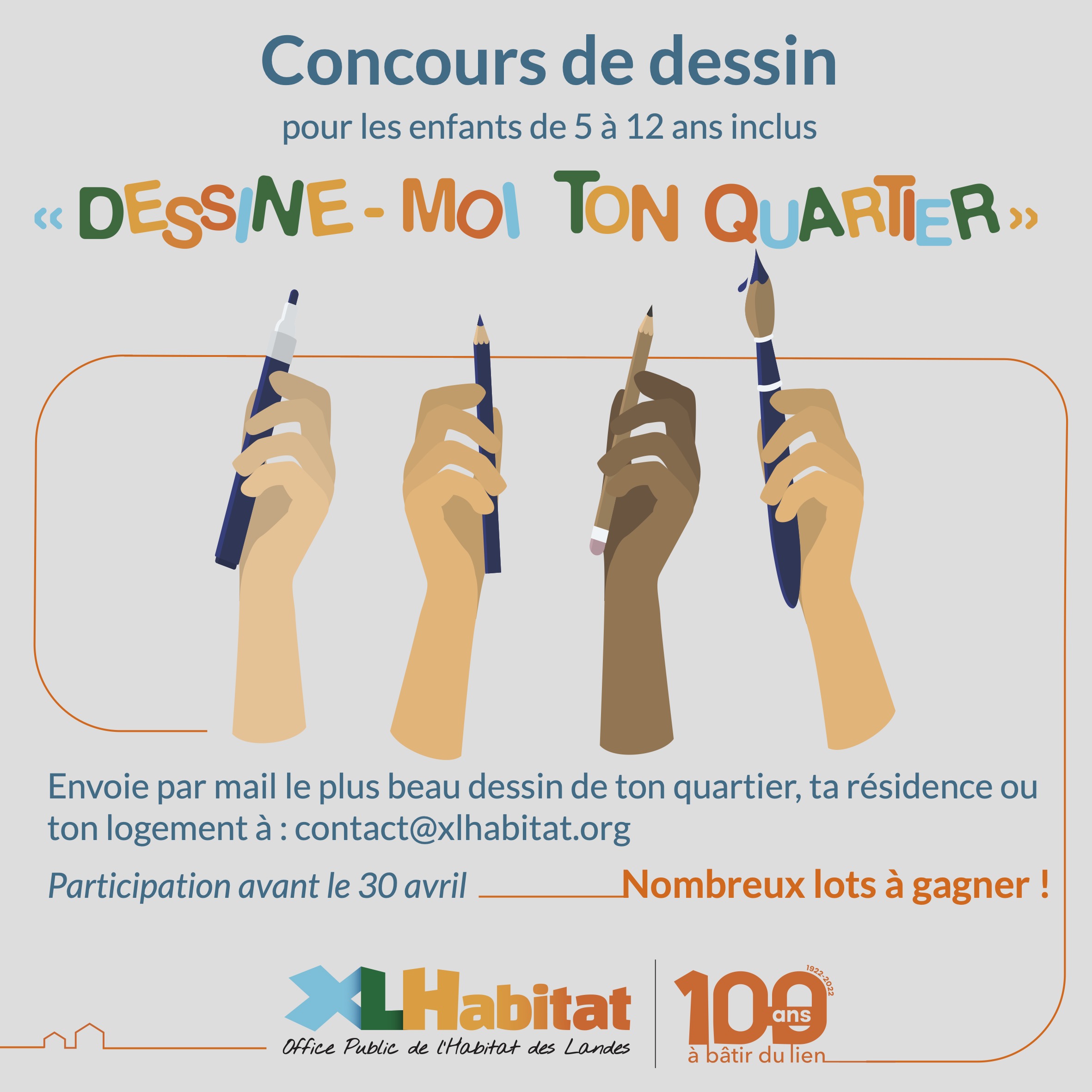 Concours dessin - 100 ans XLHabitat