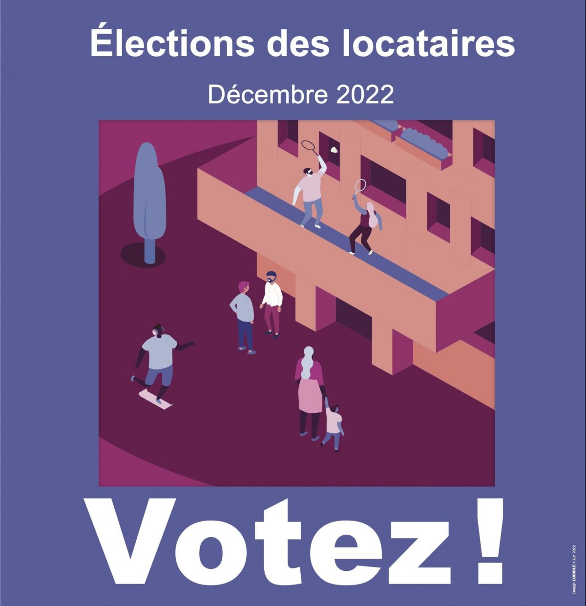Visuel Flyer élections représentants locataires