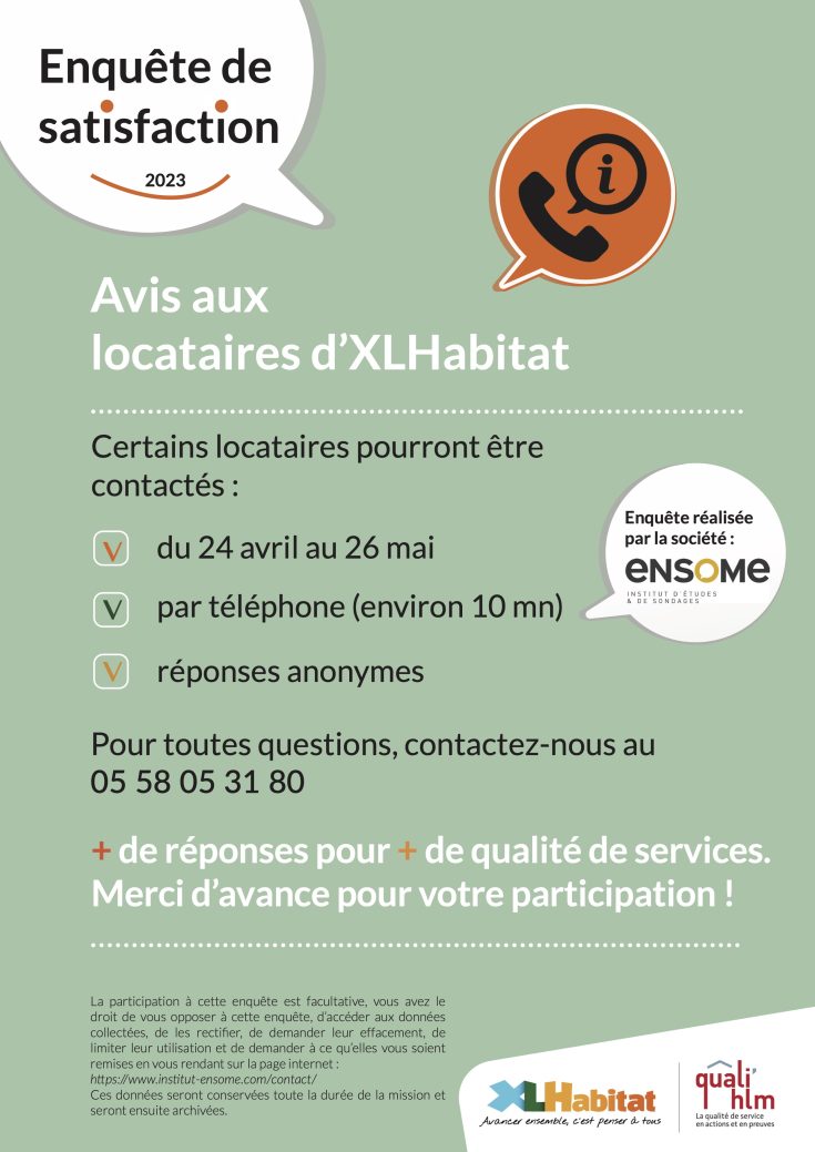 Enquête de satisfaction 2023