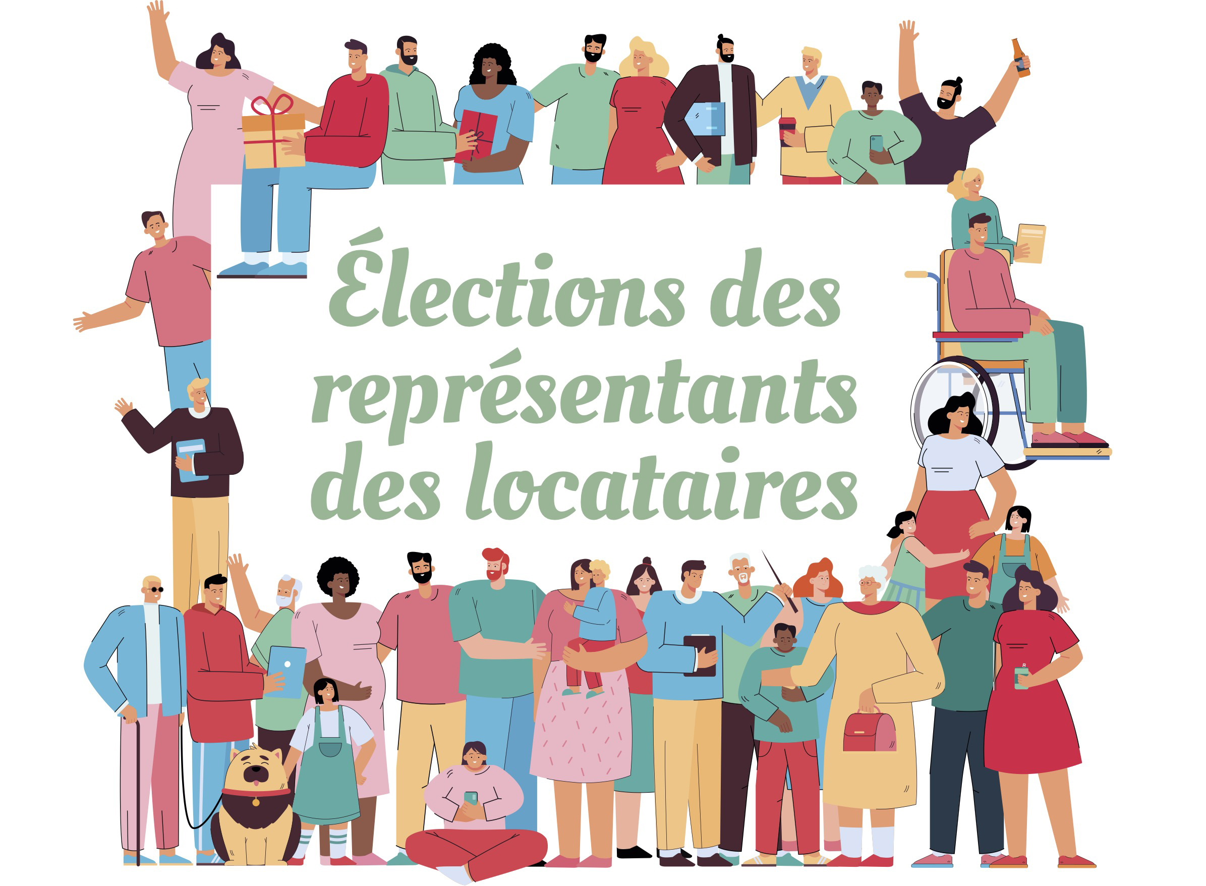 Visuel élections liste