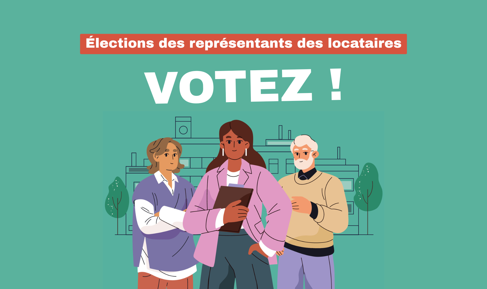 Bandeau votez ÉLECTION LOCATAIRES